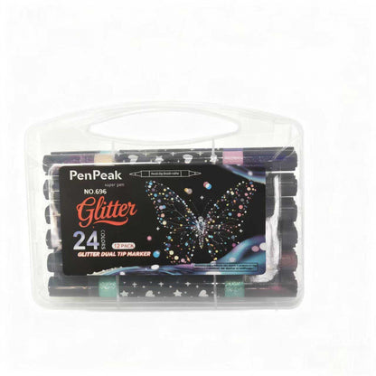 🔥✨️Комплект двустранни светкавични маркери