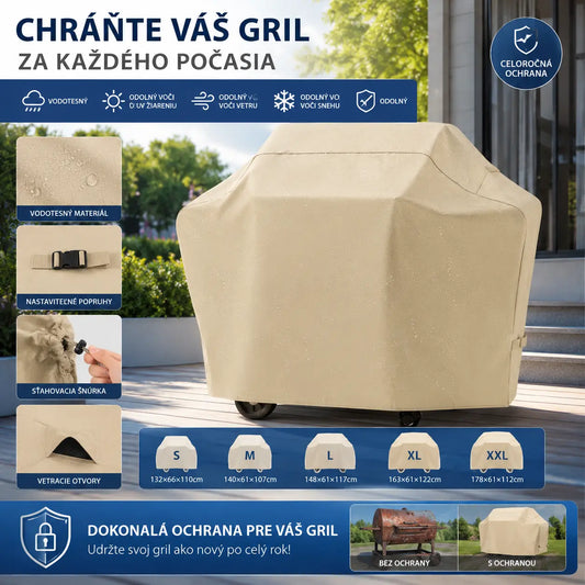 💦 Vysoko vodeodolný kryt na BBQ gril – Dokonalá ochrana pre vaše grily! 🔥