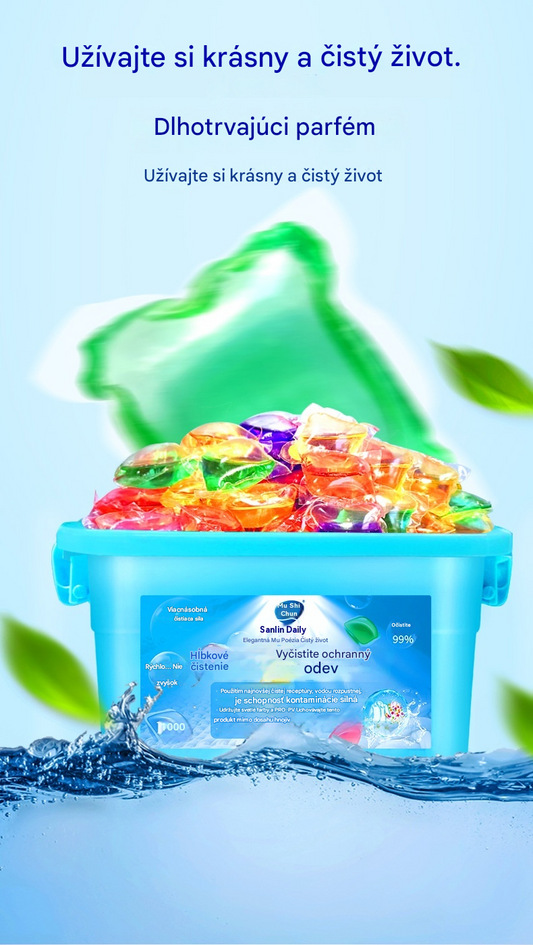【✨120 ks✨】Extra veľké vedro päť v jednej obálke, dlhotrvajúca vôňa, silná dezinfekcia oblečenia 