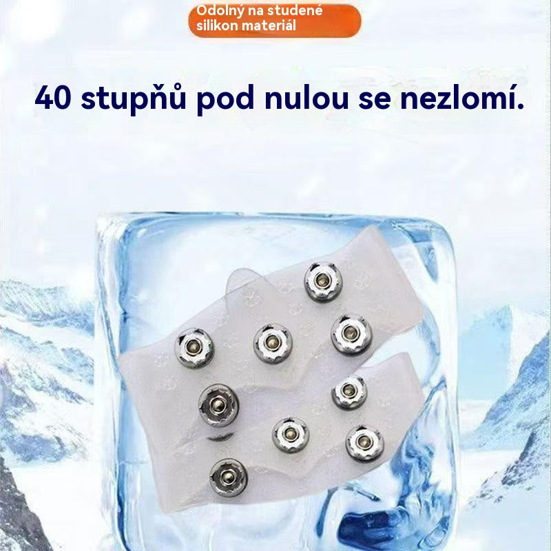 💪【Kúpte 2 a získajte 2 zadarmo】🏃‍♂️⛄ Päťdierkové návleky na topánky, protišmykové, vhodné na turistiku v prírode, ako aj na snehovú turistiku, horolezectvo, lezenie po skalách a zimné ľadové oblasti. (8 položiek)