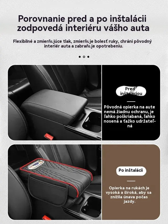 🚗🔥 【Časovo obmedzená zľava -50%】Multifunkčný 3-v-1 kožený box na lakťovú opierku do auta