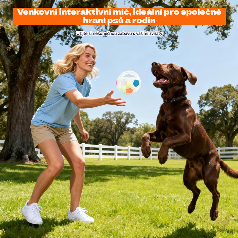 ⚽🐕🐾Kúpte 1 a získajte 1 zadarmo🔥Hračka pre psov - futbal, interaktívne a proti uhryznutiu odolné potreby pre border kólia, labradory a corgi.