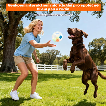 ⚽🐕🐾Kúpte 1 a získajte 1 zadarmo🔥Hračka pre psov - futbal, interaktívne a proti uhryznutiu odolné potreby pre border kólia, labradory a corgi.