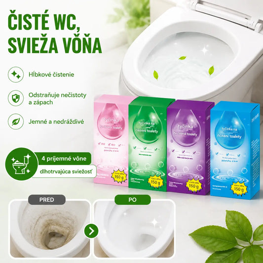 🚽🌟【3 balenia】Automatická čistiaca tyčinka na toalety, dezodoračný nástroj