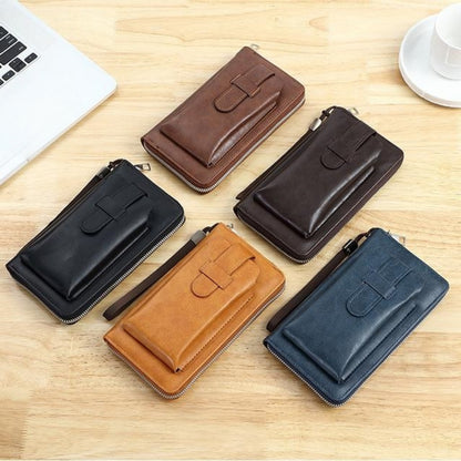 💼Многофункционален мъжки портфейл, ръчно изработен от естествена кожа, в нов стил