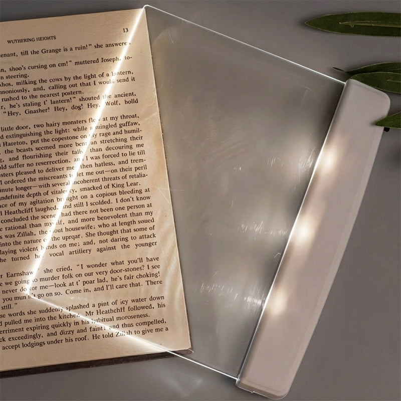 🎁【Kúpte 1 a dostanete 1 zadarmo】📜💡Čítacia lampa s nočným videním a plochým LED panelom, chrániaca oči