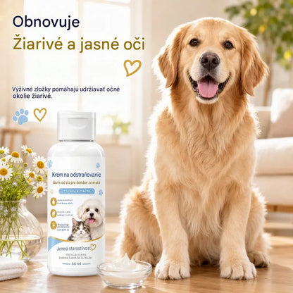 🐶Krém na odstránenie škvŕn od sĺz od domácich zvierat
