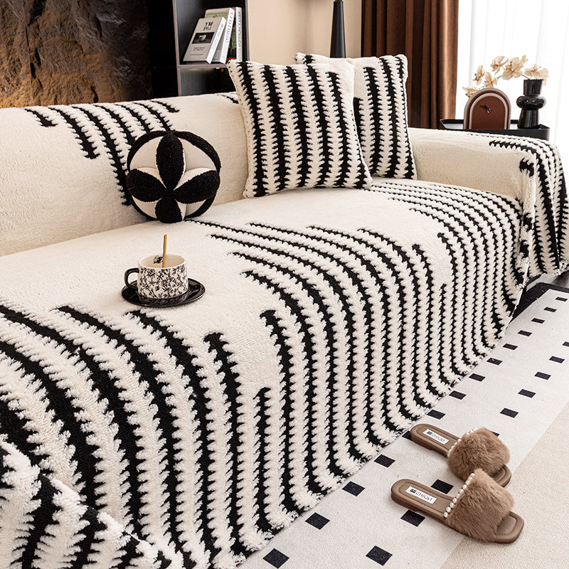 🛋️【50% zľava】🎉 Ultra mäkký, protišmykový plyšový poťah na pohovku – Zvyšuje pohodlie, chráni nábytok a pridáva štýl do vášho interiéru 🍂【180*130 cm】