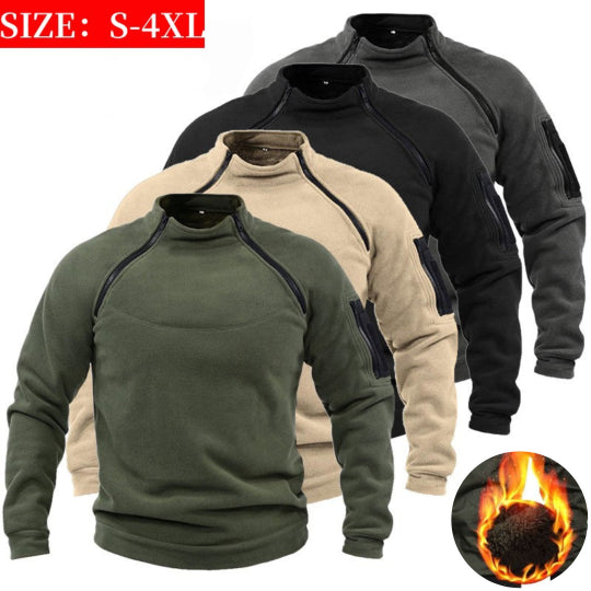 🎉✨【S-4XL】2025 Nová pánska zimná teplá polarová bunda a mikina – štýlová a pohodlná pre chladné dni