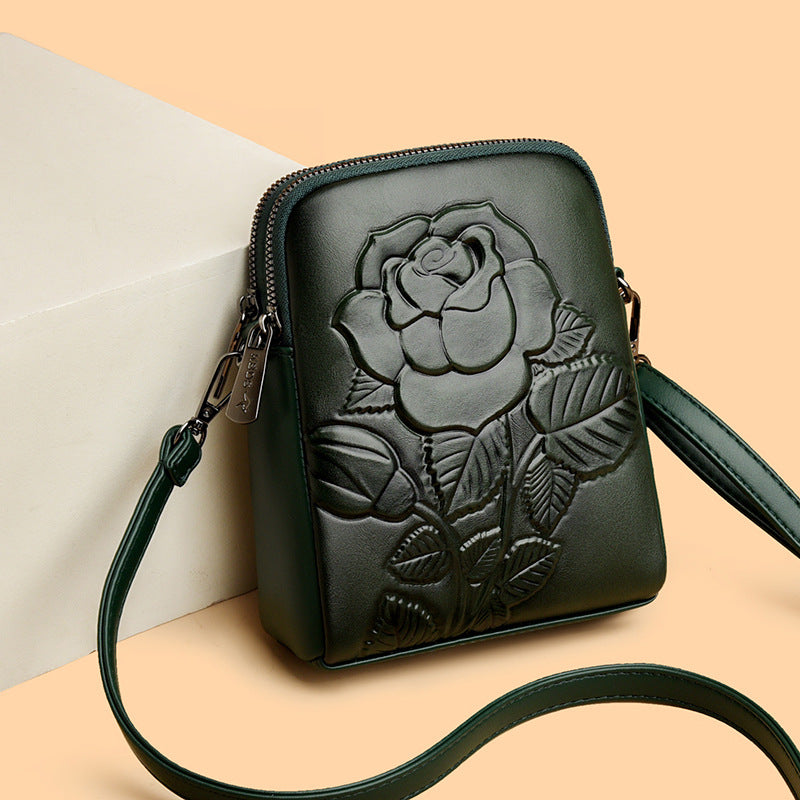 👜 Nová dvojvrstvová mäkká kožená crossbody kabelka cez rameno – elegantný dizajn, priestranná a pohodlná na každodenné nosenie