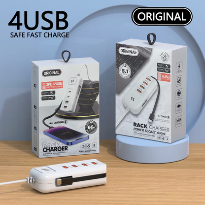 ⚡ USB produžni kabel i zaštita od prenapona | Božićna rasprodaja s 50% popusta | Smart Hub s 4 priključka, brzo punjenje za 30 minuta i zaštita od prenapona | Organizirajte svoje računalo i putnu opremu 🎄✨