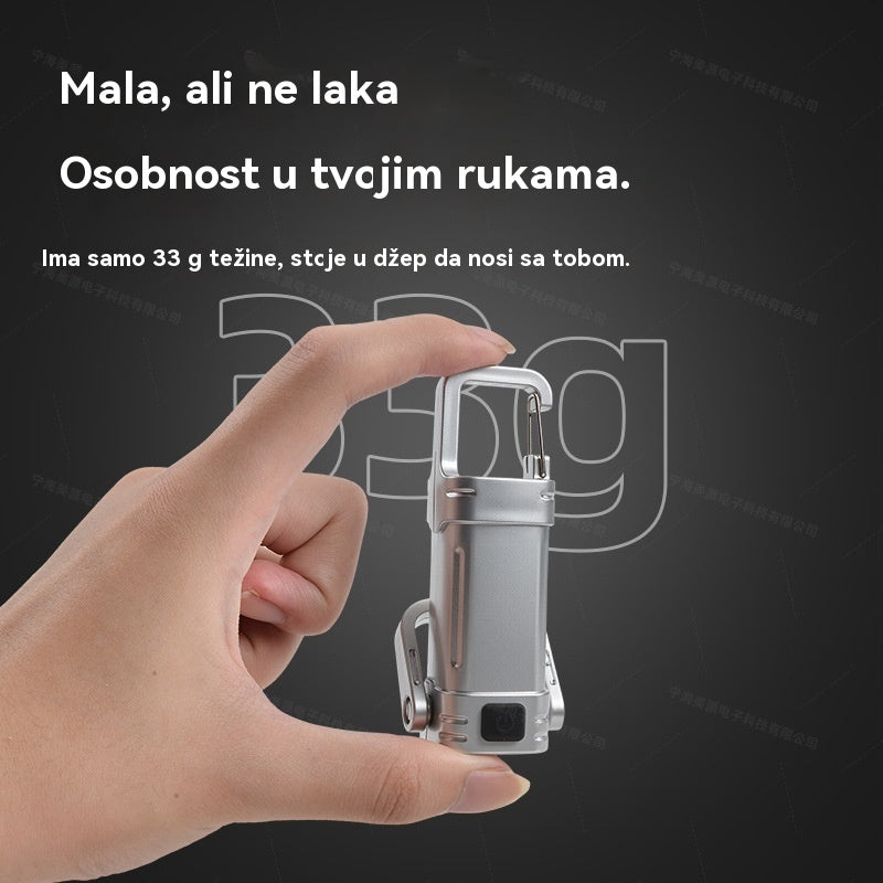 💡【Kupite 1 i dobijete 1 besplatno】🔥Odlična ponuda🔥Super svijetla vodootporna mini svjetiljka s izlazom od 1200 lm. Super svijetlo u mini formatu! Pet režima – nezamjenjiv pomagač za noć!