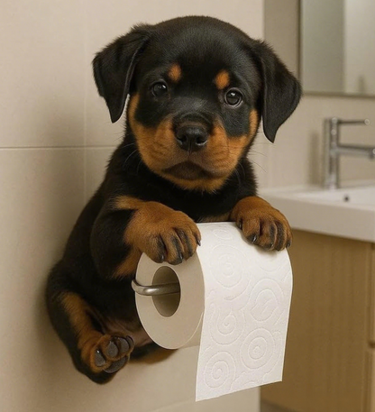 🐕🐕【Kup jeden, a drugi dostaniesz gratis】Uroczy uchwyt na papier toaletowy z motywem szczeniaka