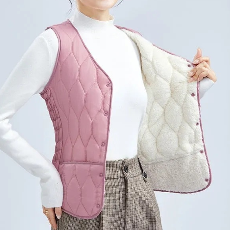 💟【45% OFF】🔥Женска жилетка с мека и топла подплата – Идеална за зимата, осигурява комфорт и топлина с вътрешна флисовата подплата. Стилна и удобна за всеки ден!