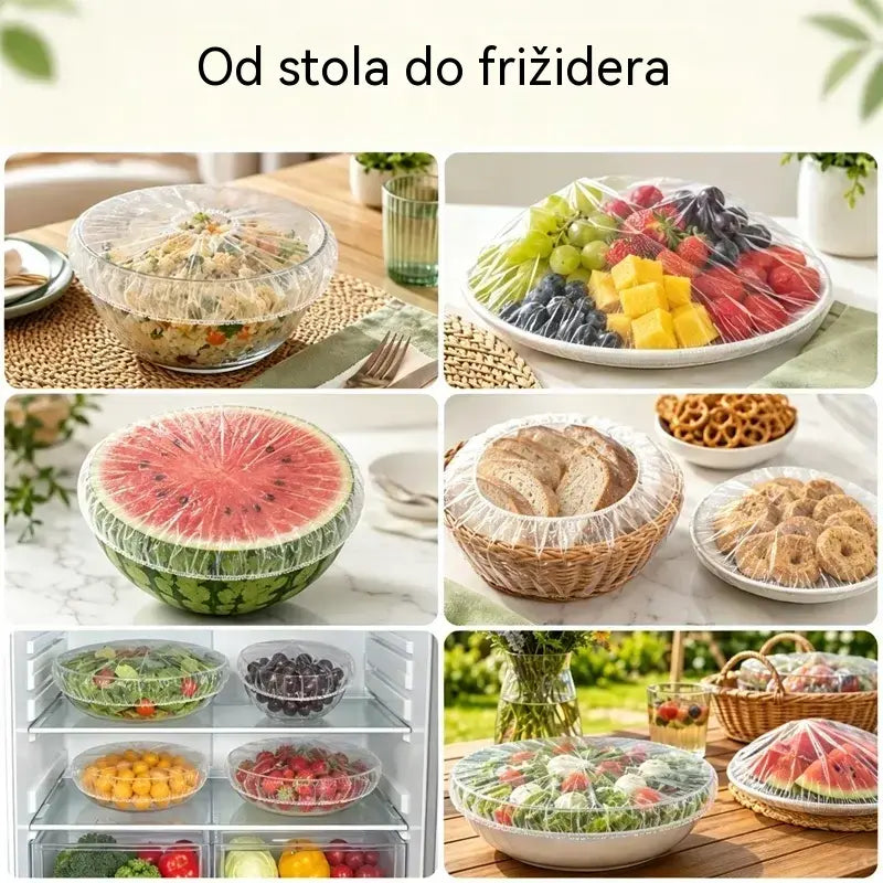 🔥(300 jedinica)🍽️Iznimno velika, debela, antibakterijska plastična vrećica prehrambene kvalitete