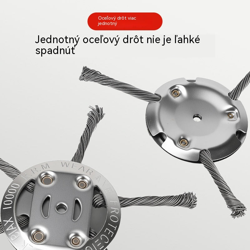 🧰🔥Posledná špeciálna ponuka【Kúpte 1 a získajte 1 zadarmo】🔥Oceľový drôtený vyžínač buriny – vysoká odolnosť proti opotrebeniu, rýchla a jednoduchá údržba pozemku【2 položky】