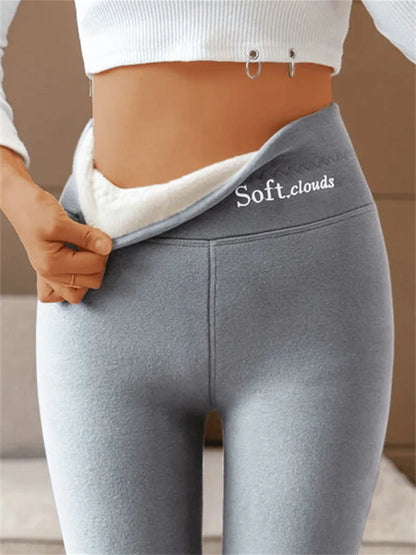 💥 Kup jeden, drugi gratis! 🔥 [S-5XL] Legginsy ocieplane z wełny, wysoki stan, duży rozmiar, wysoka elastyczność – niezbędne na jesień/zimę 2025!