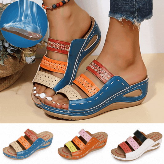 【35-43】Vara 2025 papuci de dama casual noi cu pană goală 