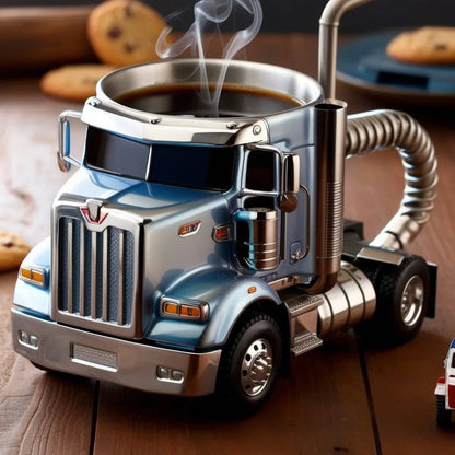 🚛 Taza de café hecha a mano en forma de camión