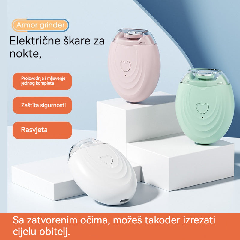 💅【 Kupite 1, dobijete 1 besplatno】【Prosječna cijena po komadu je 13 eura】 ✨ Električni prijenosni rezač noktiju, neophodan za kućanstvo, jednostavno brušenje noktiju, niska buka i smanjene vibracije, sigurna i profesionalna njega. 👶🔧