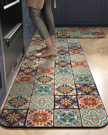 💥50% отстъпка💥【40*60см+40*120см】Нова водоабсорбираща противоплъзгаща постелка от диатомова кал🦶