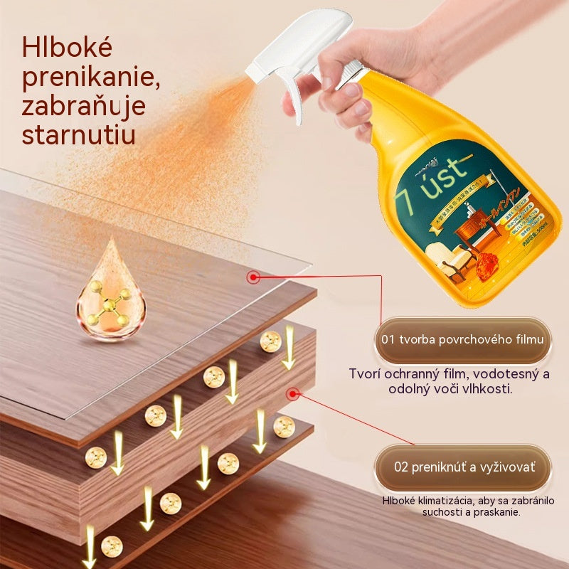 🔥✨【Kúpte 1 a získajte 1 zadarmo】Vysokoúčinný čistiaci a bieliaci sprej na drevo – čistí, oživuje a chráni povrch, pomáha predchádzať opotrebeniu podlahy