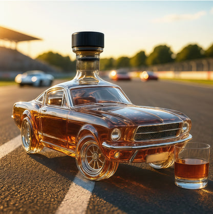 🎁🚗【Kup 1, a 1 dostaniesz gratis】Kreatywna butelka na whisky w kształcie samochodu – styl i wartość kolekcjonerska