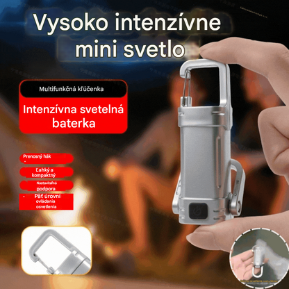 💡【Kúp 1 a získaj 1 zdarma】【2 kusov】🔥Výhodná ponuka🔥 Super jasné a vodotesné mini kľúčové svetlo s 1200 lm –nastaviteľnými režimami a vysokou svietivosťou na každodenné použitie aj outdoor