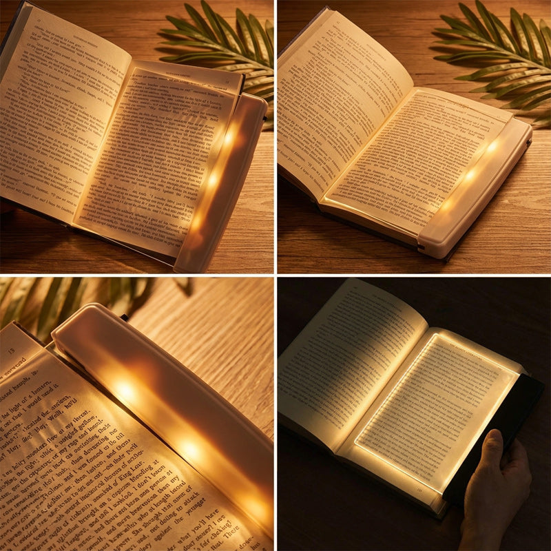 🎁【Kúpte 1 a dostanete 1 zadarmo】📜💡Čítacia lampa s nočným videním a plochým LED panelom, chrániaca oči