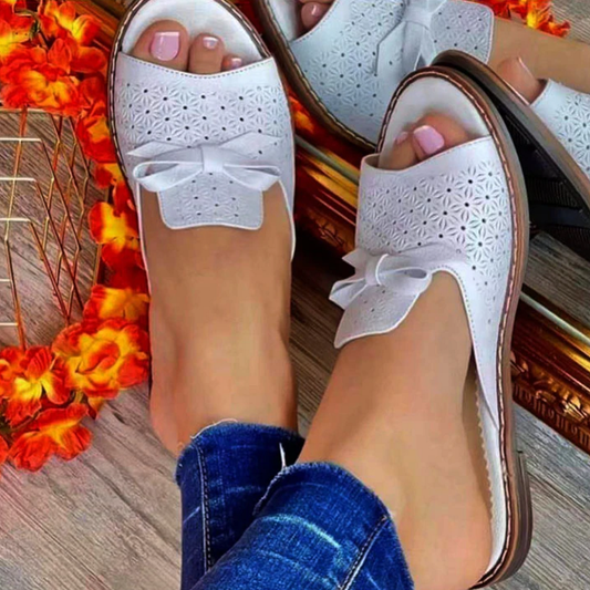 🔥👡🔥【35~43】 Letnie, wygodne, oddychające sandały z kokardką w nowym stylu🔥