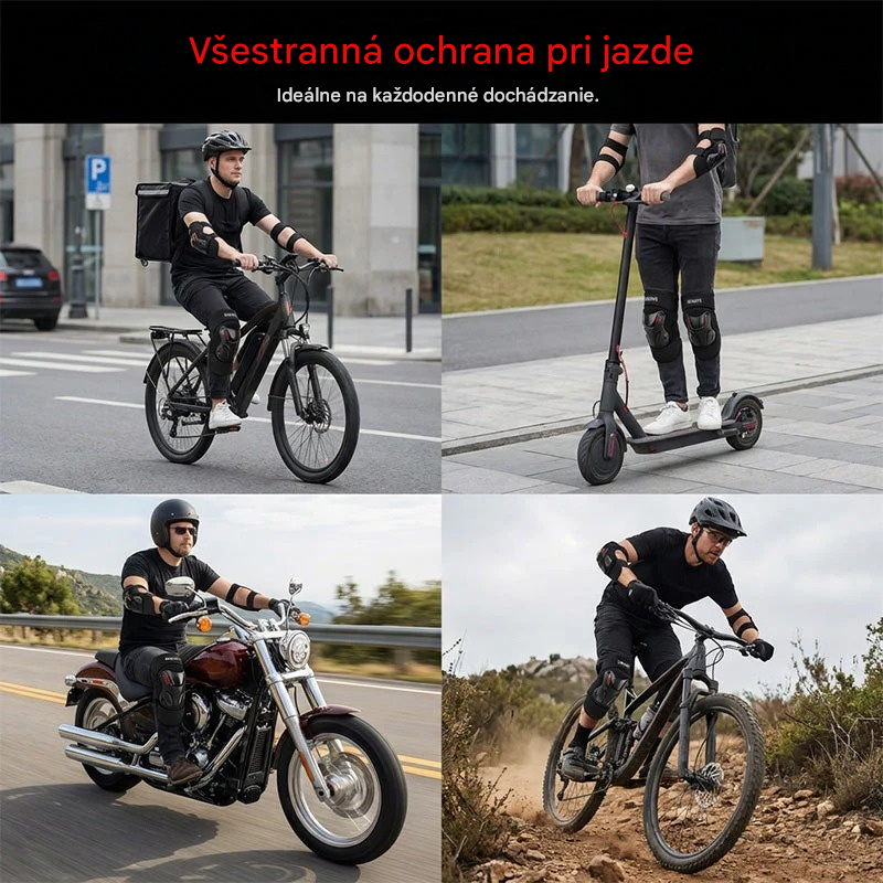 🏍️ Využite 50% zľavu pri kúpe teraz! 🛡️ Sada motocyklových chráničov kolien a lakťov – odolné voči nárazom, nastaviteľné popruhy a priedušná podšívka – bezpečnosť nevyhnutná pri šoférovaní, korčuľovaní alebo jazde na koni 💪