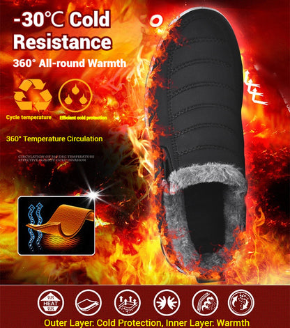 👢【Zimná špeciálna ponuka】Dámske bavlnené topánky, dámske topánky väčších veľkostí/odolné voči chladu a teplé bavlnené topánky pre ženy stredného a staršieho veku/sametové a hrubé snehové topánky, dámske topánky s vysokou podrážkou