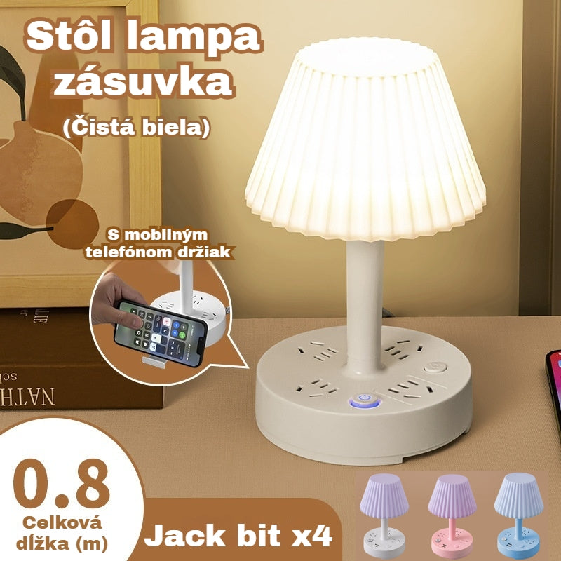 ✨🎁【Časovo obmedzená ponuka】【Bezplatný adaptér na zástrčku】💡Multifunkčné nočné svetlo so zabudovaným predlžovacím káblom: praktické, štýlové a priestorovo úsporné!