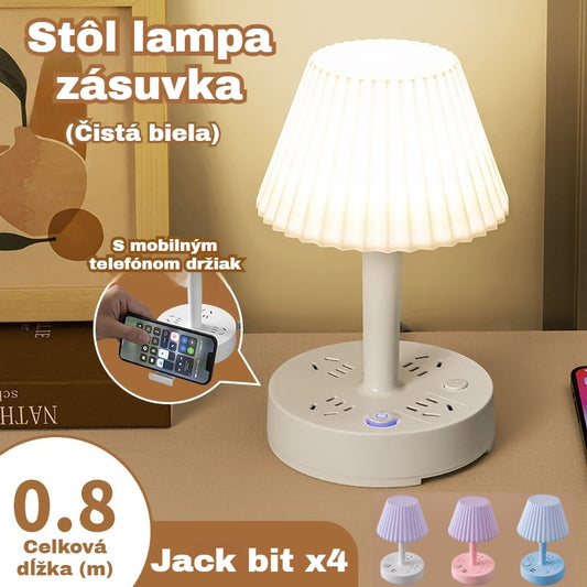 ✨🎁【Časovo obmedzená ponuka】【Bezplatný adaptér na zástrčku】💡Multifunkčné nočné svetlo so zabudovaným predlžovacím káblom: praktické, štýlové a priestorovo úsporné!