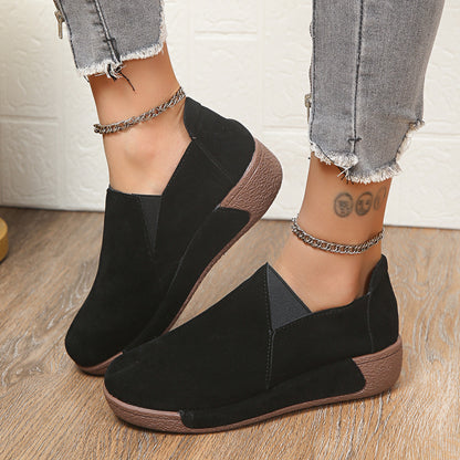 💟🔥【50% zniżki】Elegancja i wygoda w jednym – Skórzane damskie buty na platformie do codziennego użytku!