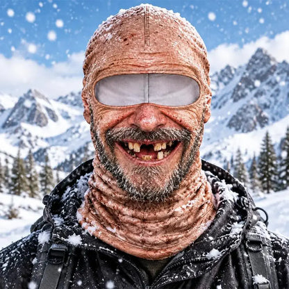 🔥😎 Zábavné a hrejivé 3D masky na tvár, ideálne na zimné outdoorové aktivity