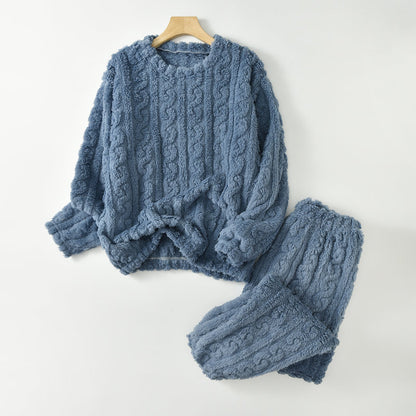 🌺【45-90kg】💥 Dámska mäkká a pohodlná teplá zimná pyžamová súprava – Univerzálna veľkosť, ideálna na chladné noci, kvalitný materiál, jemná na dotyk, skvelý darček