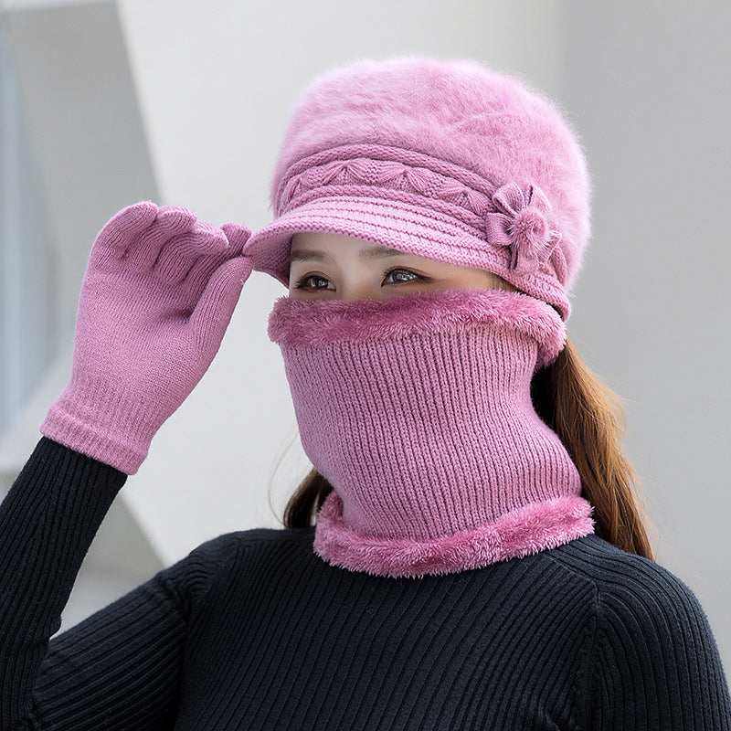 💥50% KEDVEZMÉNY⛄【Sapkák + Sálak + Kesztyűk】Stílusos és kényelmes plüss sapka őszre és télre – tökéletes a hideg napokra!