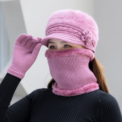 💥50% KEDVEZMÉNY⛄【Sapkák + Sálak + Kesztyűk】Stílusos és kényelmes plüss sapka őszre és télre – tökéletes a hideg napokra!