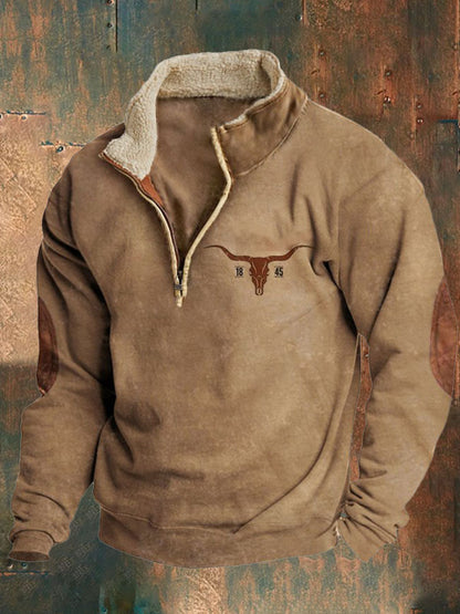 👕【35% ZNIŻKI】【S-4XL】2025 Jesienno-zimowy męski modny, ciepły sweter z długim rękawem i nadrukiem 3D