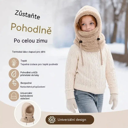 🔥2 položky 🧢🧣Zateplená, vetruodolná čiapka typu kukla pre detskú cyklistiku