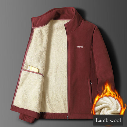 ⛄【M-5XL】Nueva chaqueta de cordero gruesa para hombre, colección otoño-invierno