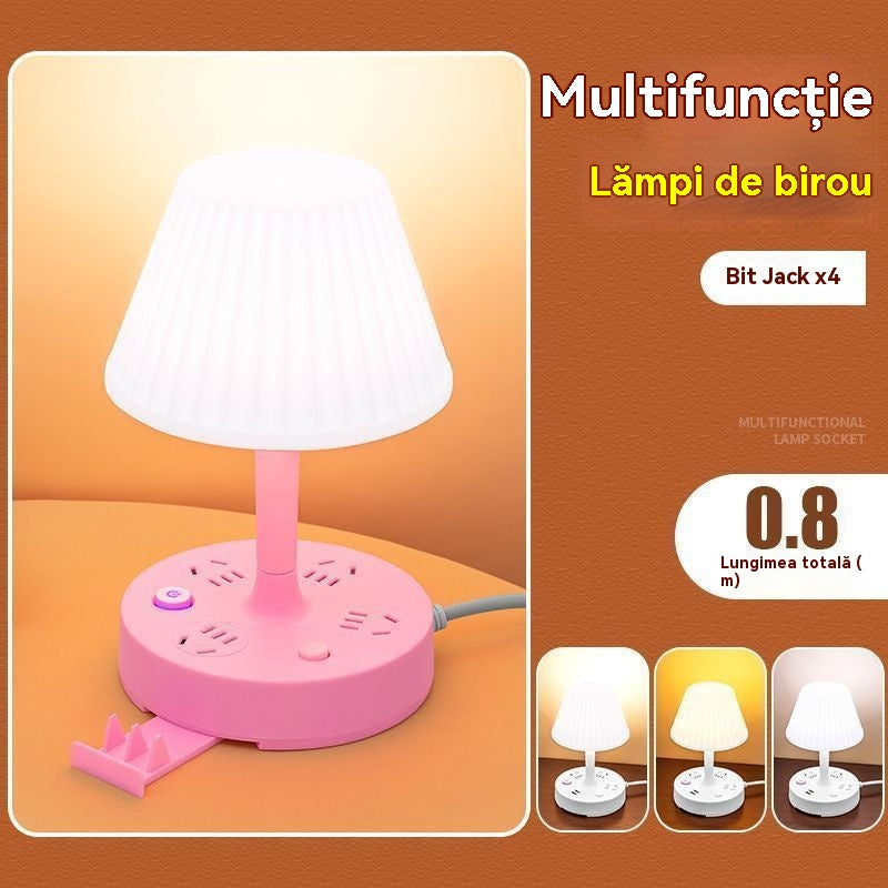 🎁【Kupite 1, dobijte 1 gratis】💡Višenamjensko noćno svjetlo s ugrađenom produžnom utičnicom: praktično, elegantno i štedi prostor!