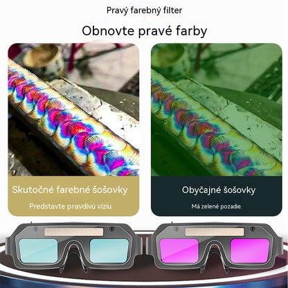 💥🔥🕶️Zváračské okuliare s automatickým stmievaním, dvojitá ochrana proti oslneniu a UV žiareniu