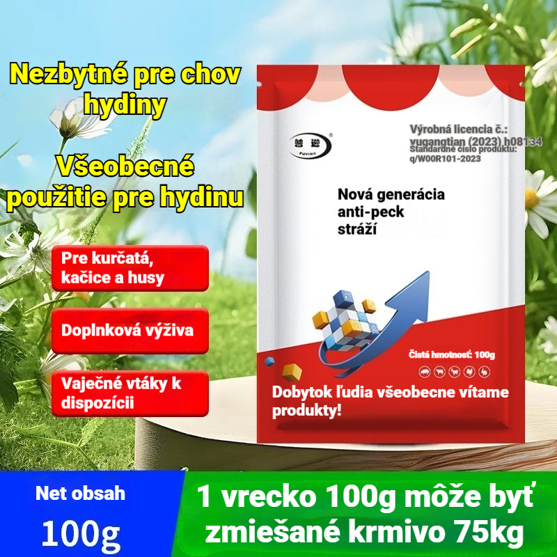 🐔【Kúpte 1, dostanete 1 zadarmo】🐓Veterinárny doplnok stopových prvkov proti klovaniu, vhodný pre sliepky, kačice, husi a tie, ktoré klujú pri vetracom otvore, perie alebo vajciach.【2 položky】