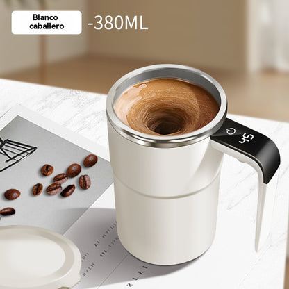 🌟【50% отстъпка】☕🔋Комплект чаши за кафе с възможност за многократна употреба и автоматична магнитна бъркалка⚡