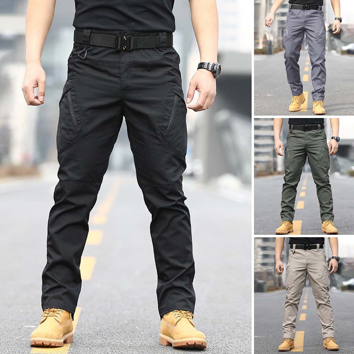 👖💥Хит продажби🔥【S-5XL】Мъжки тактически панталони, работни панталони, военни панталони, панталони за открито, водоустойчиви и издръжливи