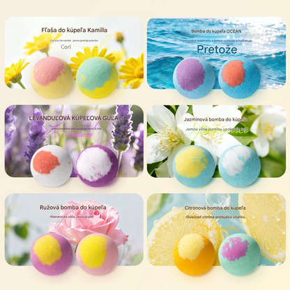 🔥【50% zľava】🔥12 vonných kuliček koupelové soli (30 g/ks), účinně odstraňují odumřelé kožní buňky a zanechávají vaši pokožku hladkou a vyživenou