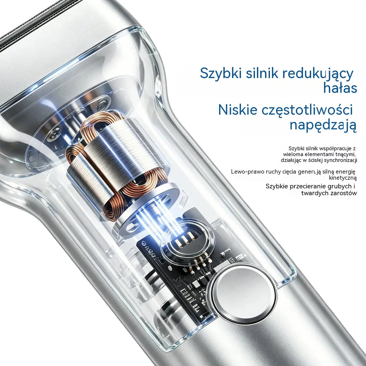 Novinka – ponuka za polovičnú cenu 💥⚡ Rozlúčte sa s podráždením po holení! 🧔 Výkonný dobíjateľný elektrický holiaci strojček pre mužov.