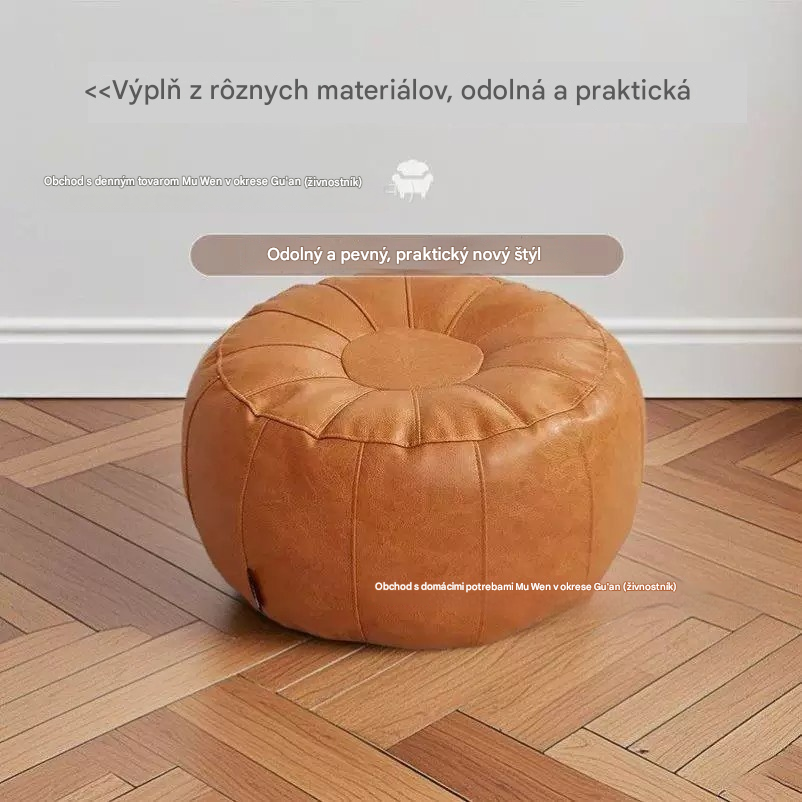 🛋️Používaný úložný taburet – Vodoodolný syntetický materiál; šetrí miesto a ľahko sa prenáša. Zľava 50 %! ✨